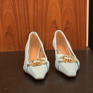 Bottega Veneta Madame blue Croc Print